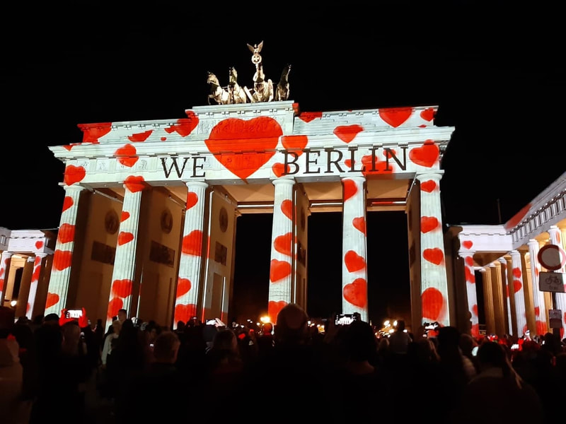 The Brandenburg Gate with Hearts